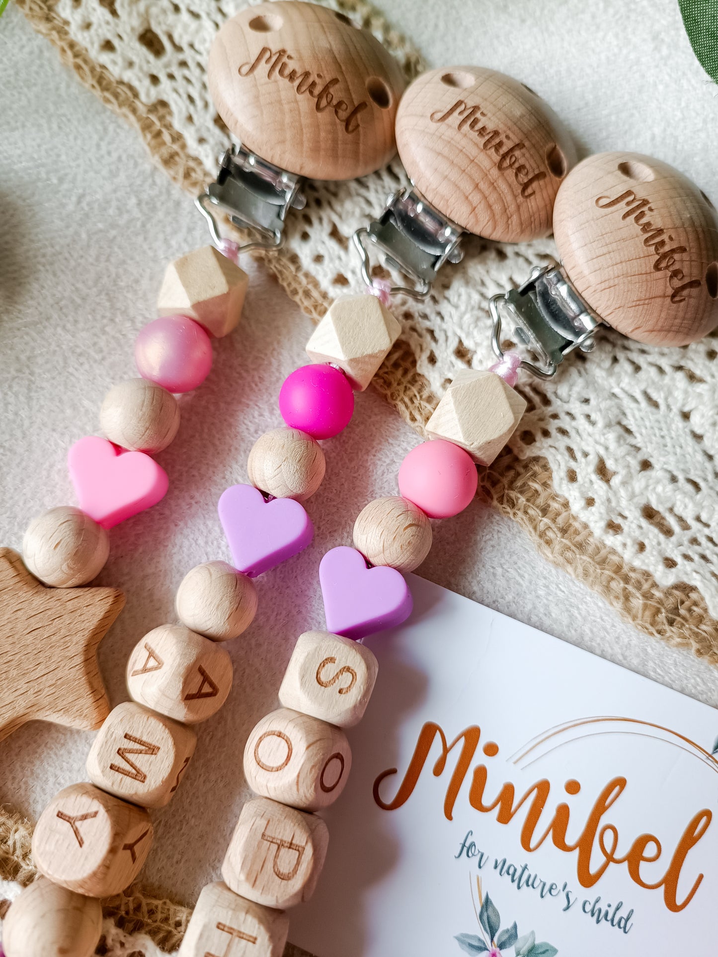 Little Heart Soother Clip