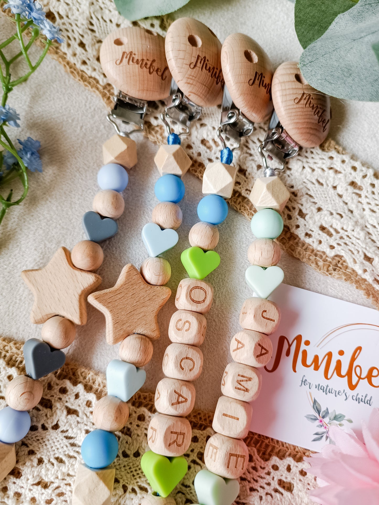 Little Heart Soother Clip