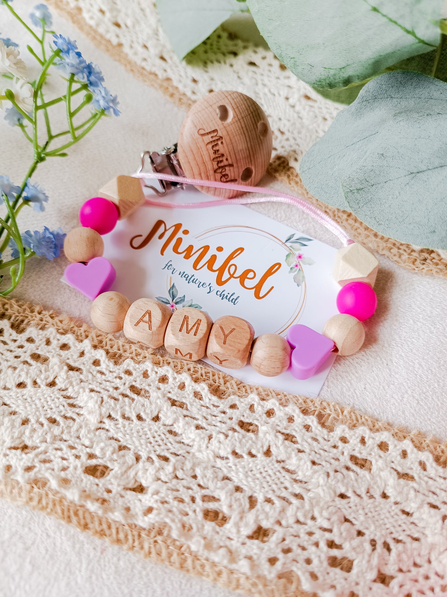 Little Heart Soother Clip
