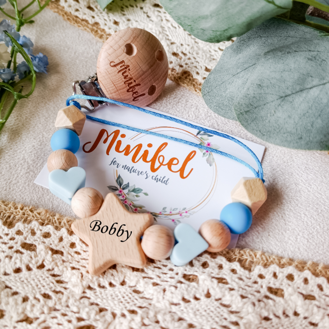 Little Heart Soother Clip