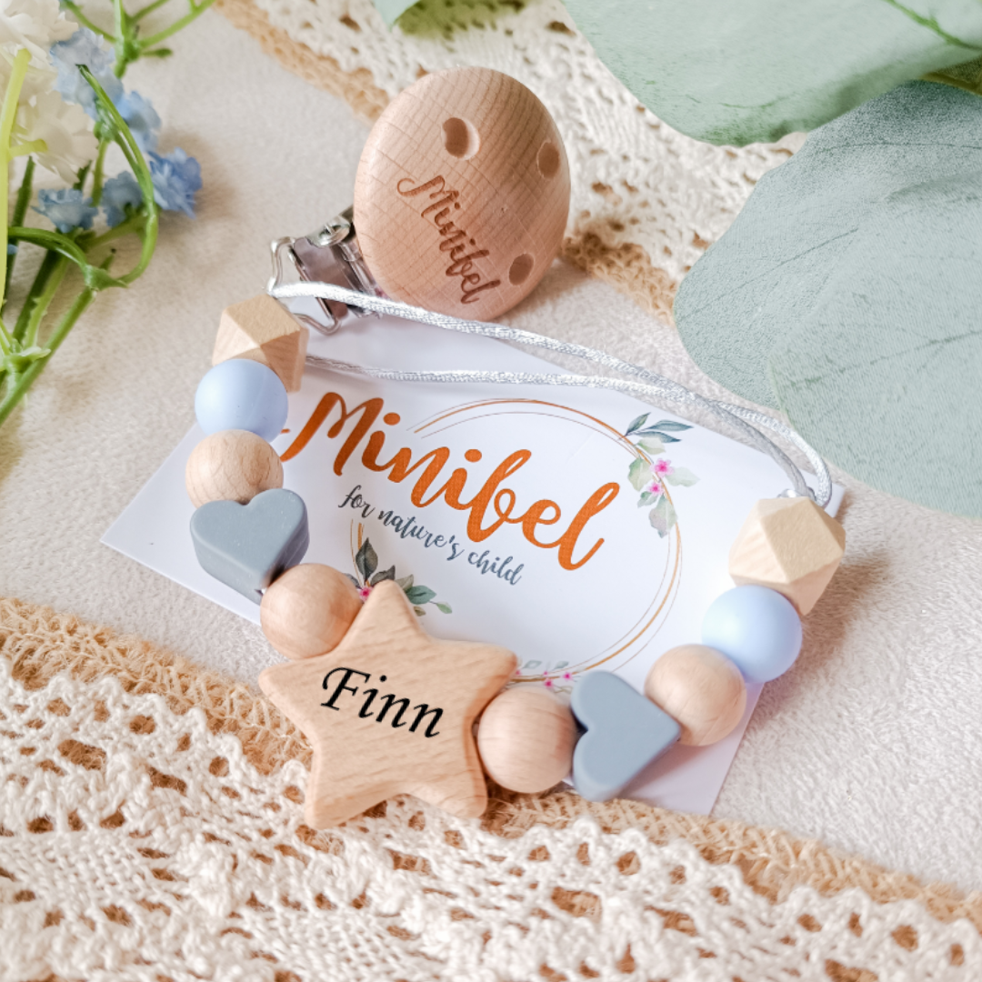 Little Heart Soother Clip
