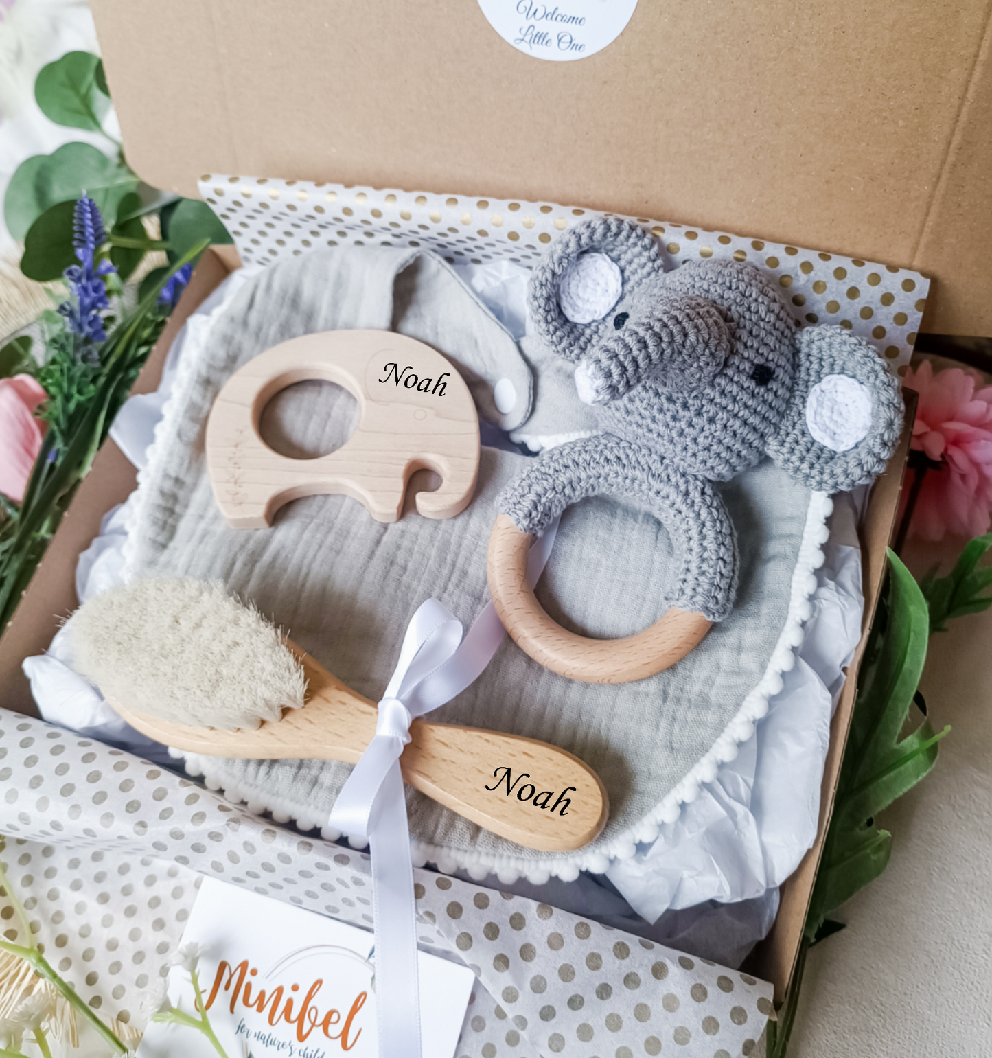 Baby Elephant Gift Set