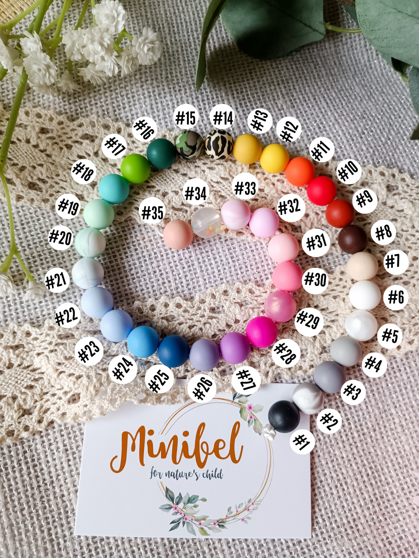 Engraved Wooden Soother Clip