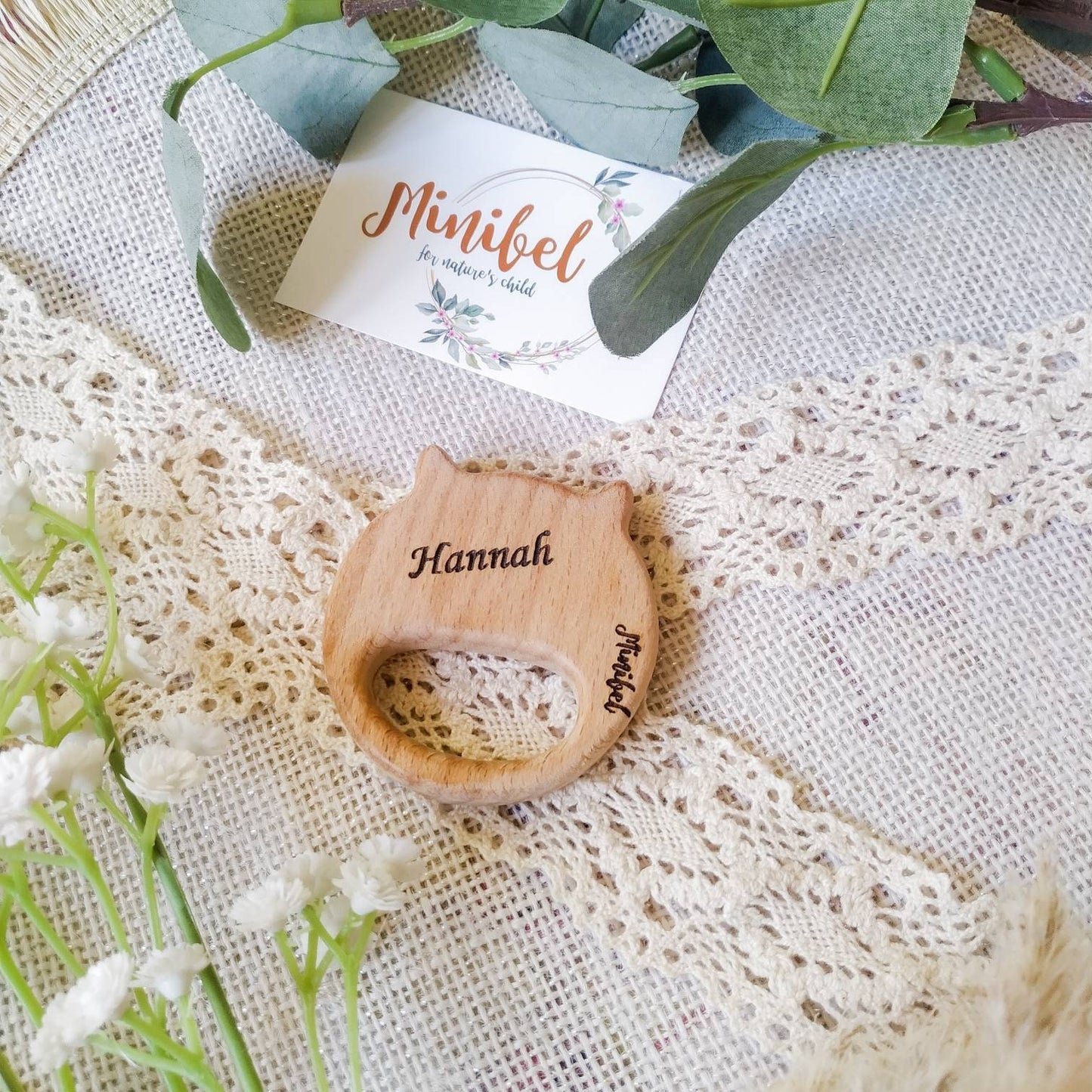 Personalised Bear / Lion Wooden Shapes
