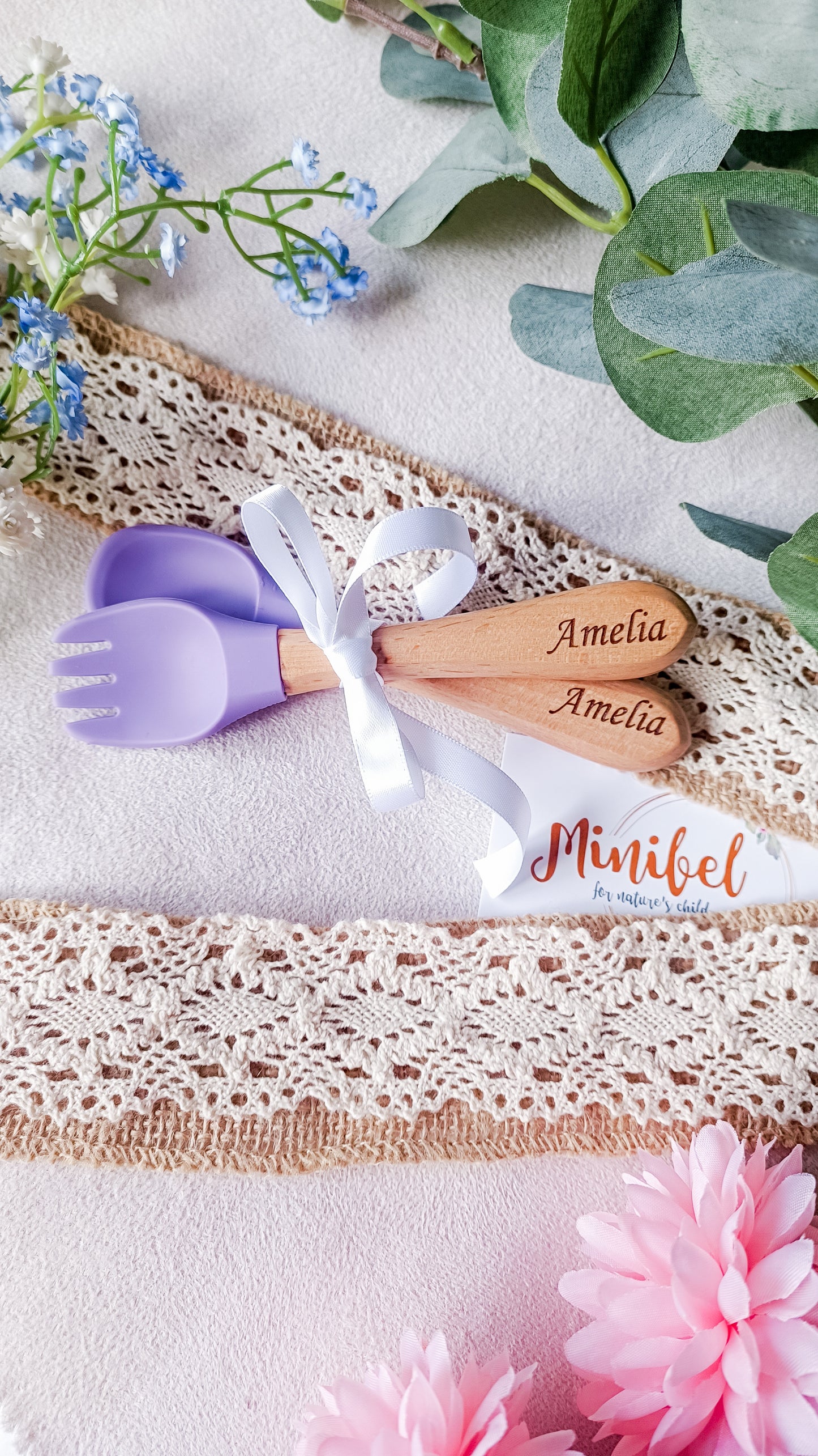 Personalised Baby Cutlery Set