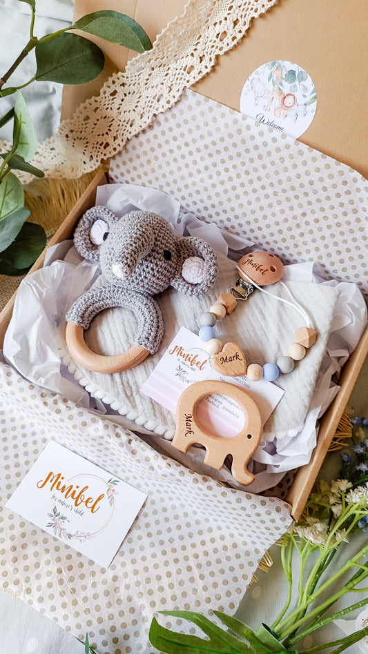 Baby Elephant Gift Set