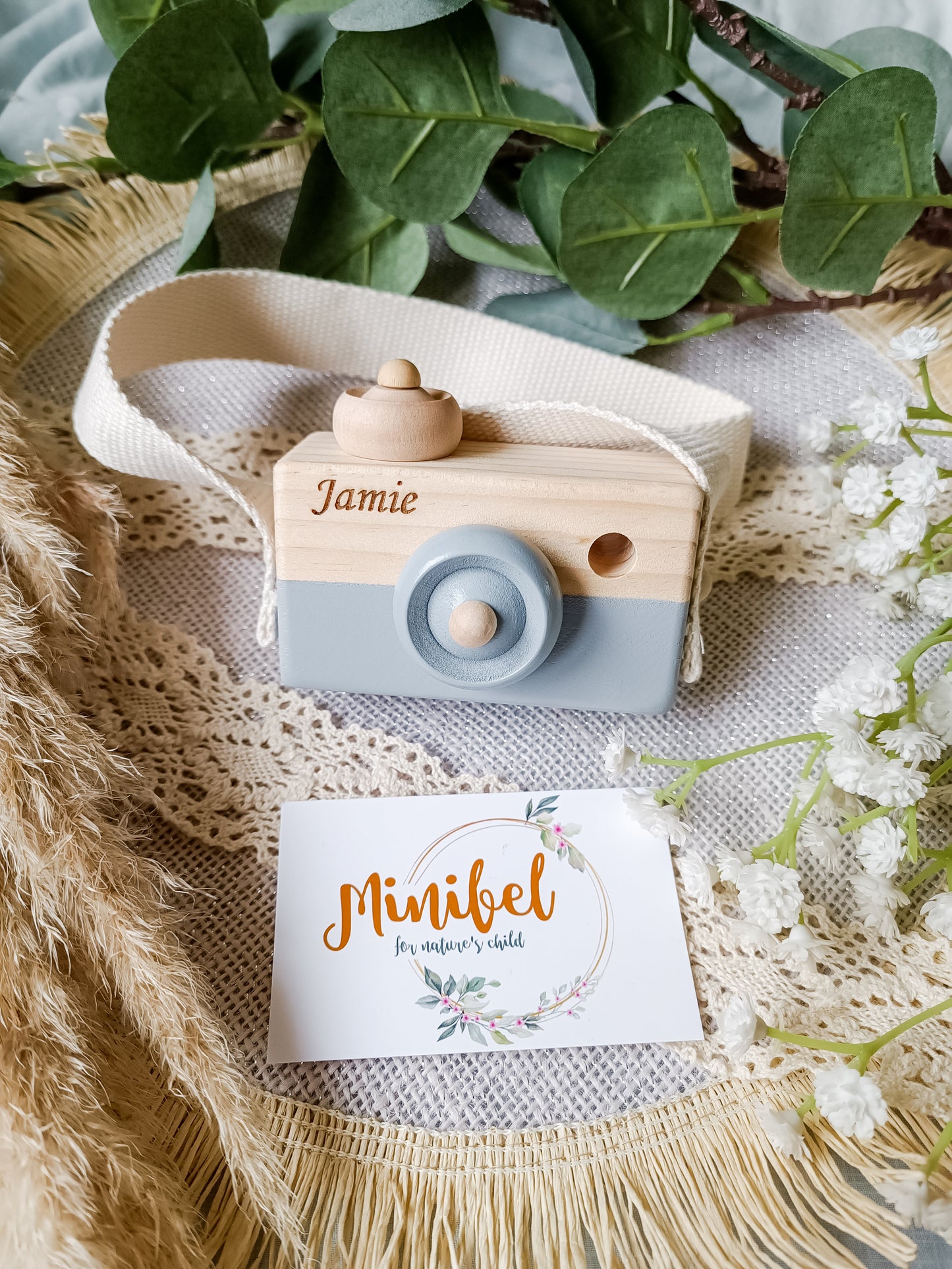 Personalised Wooden Toy Camera